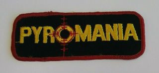 Def Leppard Pyromania Vintage Iron On Patch Measures 4 " By 1 1\2 "