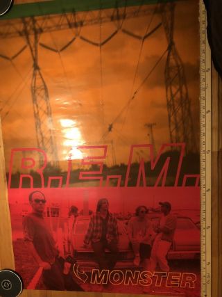 Rem Vintage Promotional Poster “monster” 1994