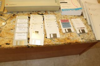 1988 Macintosh Apple Monitor,  Keyboard,  Mouse,  Printer and Manuals 7