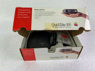Vintage Apple Quicktake 100 Digital Camera 1993 M2613 Box