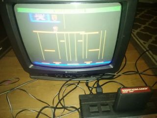 VINTAGE ATARI 2600 SYSTEM WITH GOOD GAMES 4
