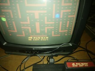 VINTAGE ATARI 2600 SYSTEM WITH GOOD GAMES 6