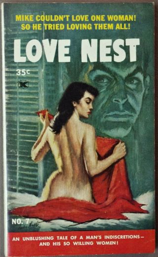 Love Nest Loren Beauchamp Midwood 7 (1st Title) Scarce Vintage Sleaze Pulp Pbo