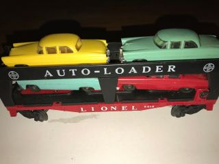 Vintage Lionel O/o - 27 Scale Evans Auto Loader W/ Four Cars 6414 C11