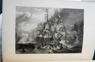 The Turner Gallery magnificent 2 volume set 120 large full page steel engravings 12