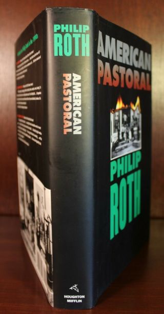 Philip Roth American Pastoral 1997 Signed 1st Trade Edition DJ Pulitzer PRize 2