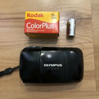 Olympus Infinity Stylus Mju Camera,  Strap,  Fresh Film & Battery