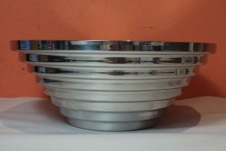 Vintage Alessi Maya Stainless Steel Fruit Bowl Confalonieri 18/10 Mcm