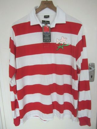 (with Tags) £45 TOFFS Japan 1932 Vintage Rugby Shirt (L - XL) Made in GB 2