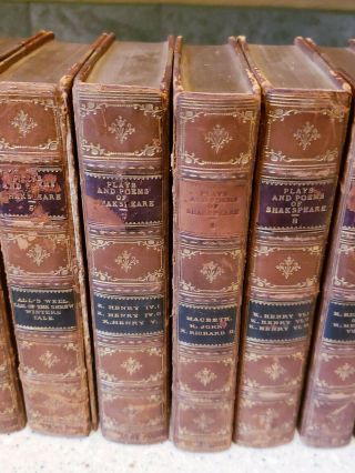 FULL SET WILLIAM SHAKESPEARES Valpy FIRST EDITION 1833 PLATES BOYDELL 3