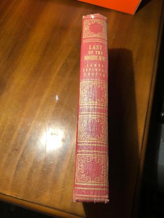 Book The Last Of The Mohicans James Fenmore Cooper Art Type Edition 1900’s