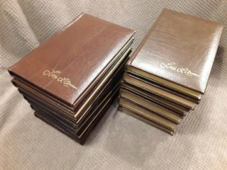 Louis L ' amour - 13 Titles see photo - Deluxe Leather,  has gilded pg edge 3