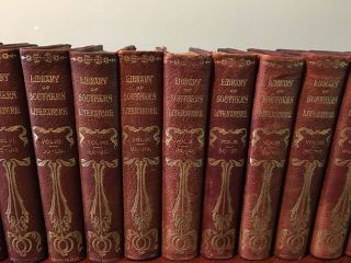 1909 Library of Southern Literature Complete 16 Volumes Limited Edition 176/500 5