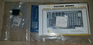 Nip Vector 8800v Universal Microcomputer Processor Plugbord S - 100 Imsai Altair
