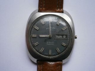 Vintage Gents Wristwatch Rotary Automatic Watch Spares As 1916 Swiss