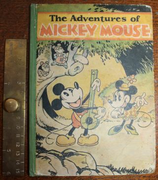 1931 The Adventures of Mickey Mouse First Edition Staff of Walt Disney Harrap 2