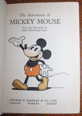 1931 The Adventures of Mickey Mouse First Edition Staff of Walt Disney Harrap 4
