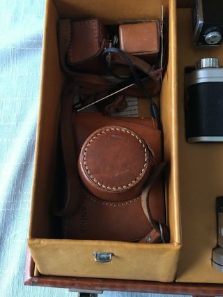 Argus C Forty - Four Camera,  3 Lenses,  Leather Cases,  & Accessories 4