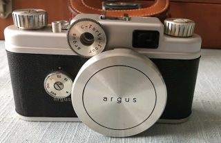 Argus C Forty - Four Camera,  3 Lenses,  Leather Cases,  & Accessories 6