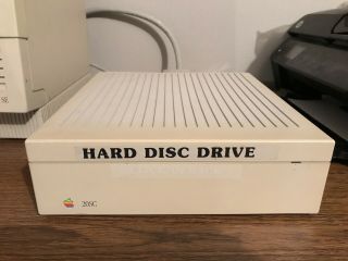 Vintage Apple Mac 20sc Hard Disk Drive Hdd Personal Computer Games Scsi 20mb