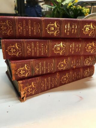 Memoirs of Madame Du Barri,  Covers worn Limited edition.  243/1000 Vol 1 - 4 1903 4