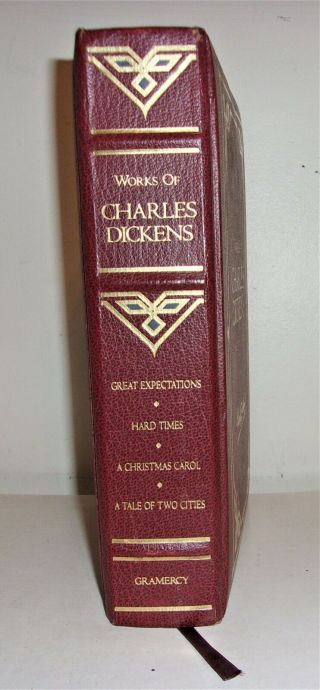 OF CHARLES DICKENS,  Leather,  A CHRISTMAS CAROL,  TALE OF TWO CITIES - MORE 2
