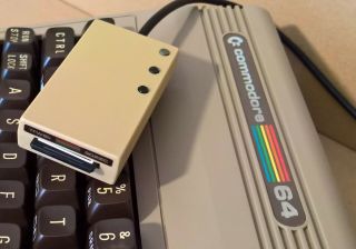 Beige SD2IEC Commodore 1541 Disk Drive Emulation SD Card Reader Vic20 C128 C64 2