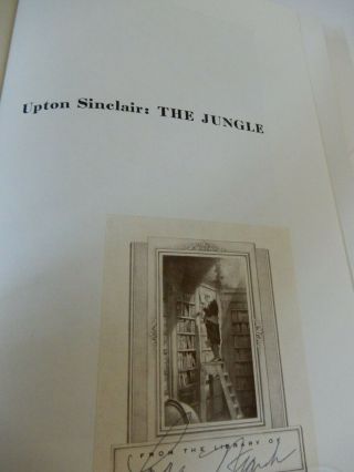 Easton Press The Jungle by Upton Sinclair American Literature Series 6