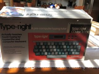 Vintage Vtech 1988 Type - Right A Pre - Computer Typing Tutor 80 - 0830