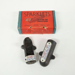 Vintage Collectors Sparklets Bulbs And Holders Uk Late 1950 
