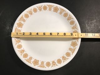 Corelle 15 Piece Golden Butterfly Set Platter Plates Cups Saucer Vintage Corning 3