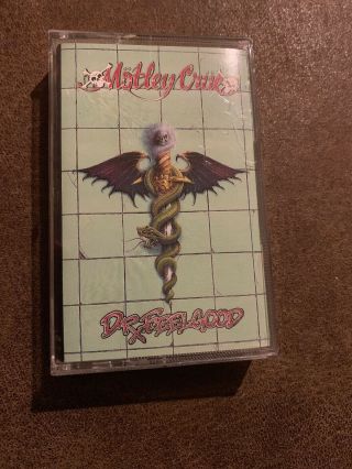 Motley Crue,  Dr.  Feelgood Cassette Tape 1989 Vintage