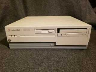 Vintage Packard Bell Multimedia C115 Desktop Pc Pentium 120mhz 32mb Ram