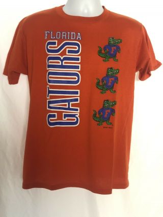 Florida Gators Vintage T Shirt Large Mens Orange Usa Made
