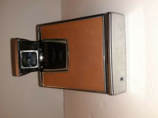 Vintage Polaroid SX - 70 Land Camera & Leather Case Parts or Not 3