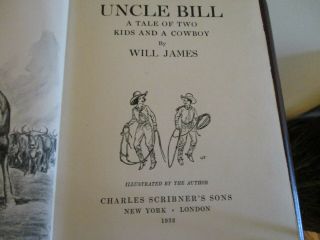 Will James Uncle Bill: A Tale of Two Kids and A Cowboy 1932 - Western Illustrated 3