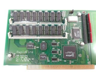 DKB RapidFire Rev C IDE and Floppy Controllers w/ Viking Ram Amiga A2000,  A3000 3
