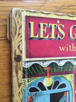VTG Children ' s Little Golden Book LET ' S GO SHOPPING with Peter and Penny 1948 Ed 2