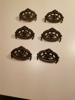 Vintage Bronze Drawer Pulls In A Grecian Style