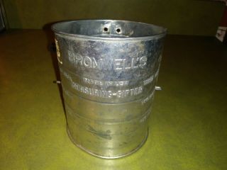 Vintage Bromwell’s Measuring Flour Sifter 3 Cup - Black Handle Usa -