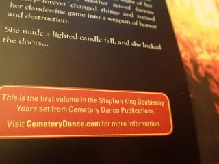 Stephen King Carrie Cemetery Dance Signed Limited 511/750 W Traycase No Flaws
