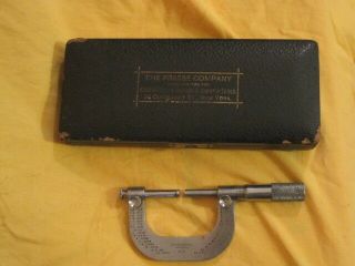 Vintage Brown Sharpe No 31 Micrometer Pat Date 1887