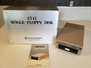 Vintage Commodore 64 1541 Floppy Powers Up With Box No Test Parts ?