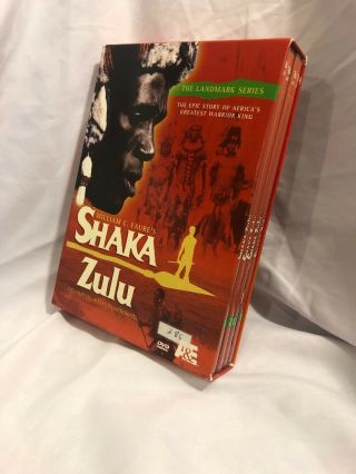 Shaka Zulu - The Complete 10 Part Television Epic 6 Disc Dvd Set - Vintage Tv