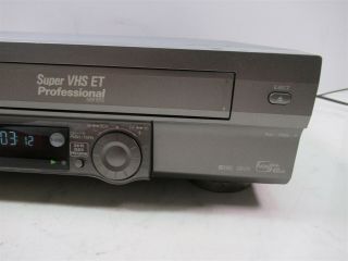 JVC SR - VS30U Combo MiniDV & VHS Video Cassette Recorder Player VCR Silver Deck 6