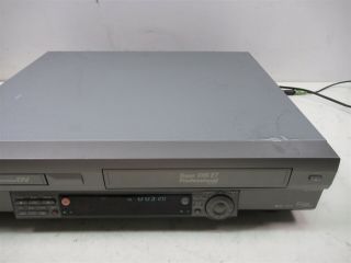 JVC SR - VS30U Combo MiniDV & VHS Video Cassette Recorder Player VCR Silver Deck 8
