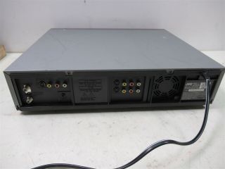 JVC SR - VS30U Combo MiniDV & VHS Video Cassette Recorder Player VCR Silver Deck 9