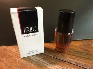 Tabu Eau De Cologne Spray By Dana Perfumes Usa 1.  8 Oz 50g Vintage
