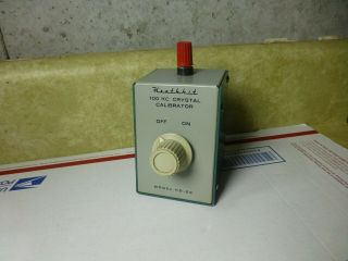 Vintage Heathkit Hd - 20 100 Kc Crystal Calibrator For Ham Radio