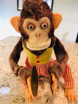 Vintage Musical Jolly Chimp Cymbal Playing Monkey Mechanical Toy Story 3
